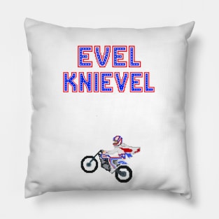 Evil Motorcycle Daredevil Pillow