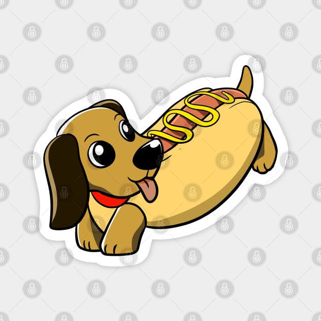 Hotdog Magnet by WildSloths