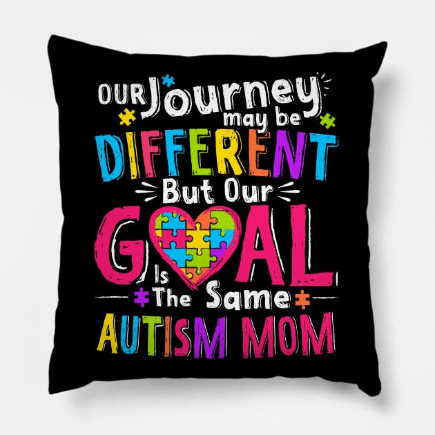 autism mom women Pillow by Jandjprints