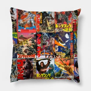 Classic Poster Collage Pillow