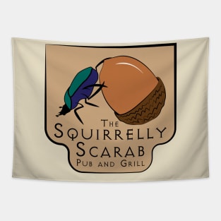 The Squirrelly Scarab Tapestry