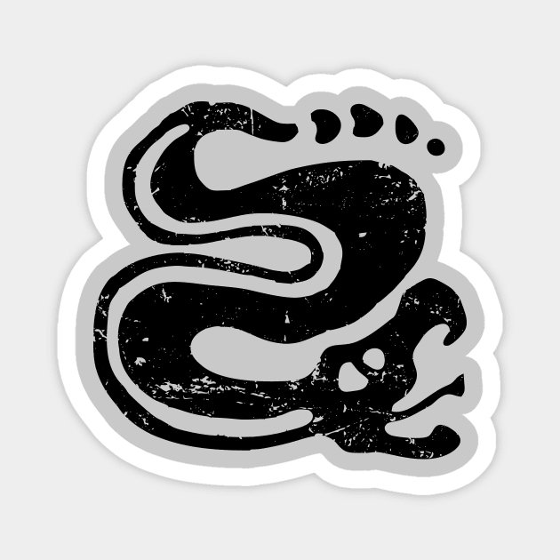 Silver Snakes Magnet by The Moon Child