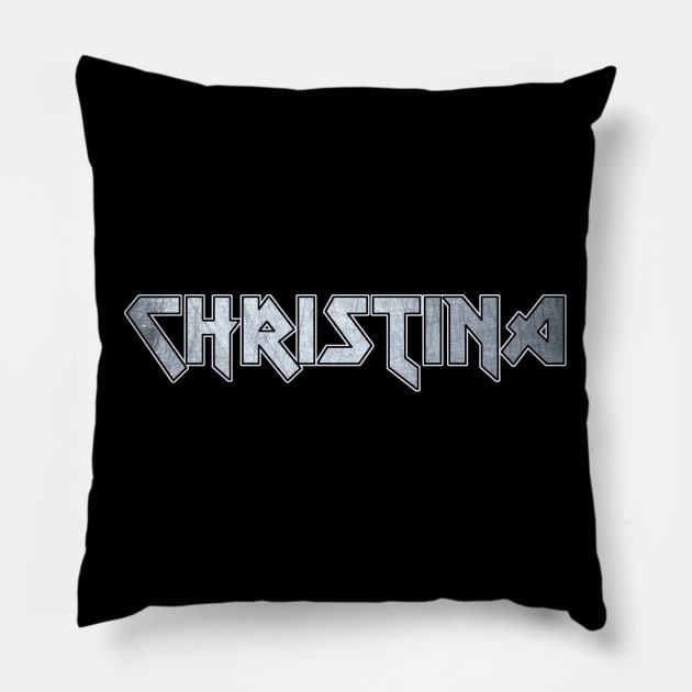 Heavy metal Christina Pillow by KubikoBakhar