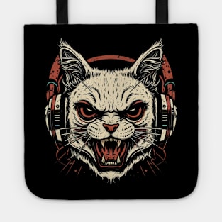 Death Metal Cat Tote