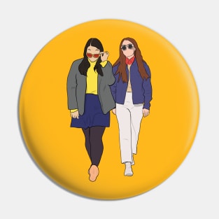 Booksmart Amy and Molly Pin