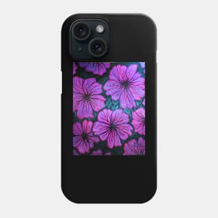 Petunia Flowers Phone Case