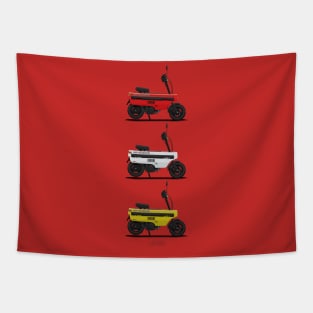 Motocompo Set Tapestry