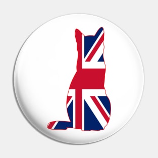 British Cat Flag Pin