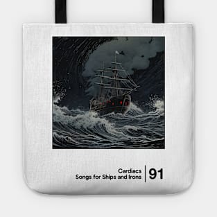 Songs for Ships and Irons - Minimalist Style Graphic Design Tote