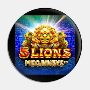 Five Lions Pin