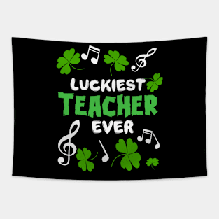 Luckiest Teacher Ever Tapestry