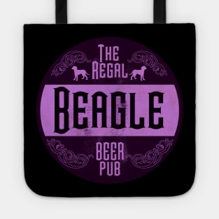 Regal Beagle Purple Vintage Tote