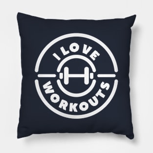 I love workout and fitness Pillow