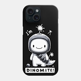 Dynamite Dino Explosive Dinomite Dinosaur Dino Humor Phone Case