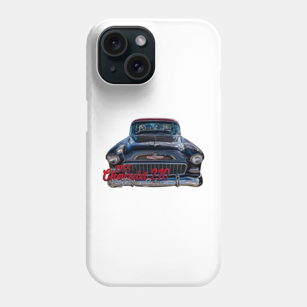 1955 Chevrolet 210 4 Door Sedan Phone Case by Gestalt Imagery