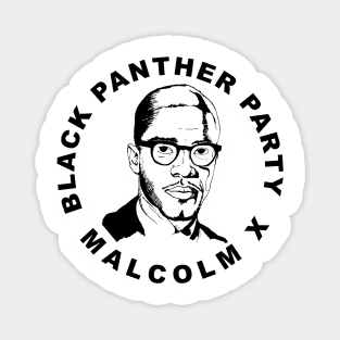 Black Panther Party Malcolm X Magnet