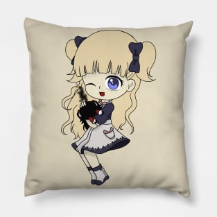 cute Emilyko chibi Pillow