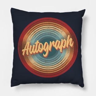 Autograph Vintage Circle Pillow