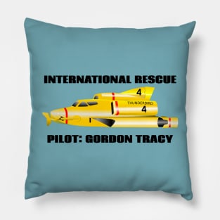 Thunderbird 4 pilot Gordon Tracy Pillow