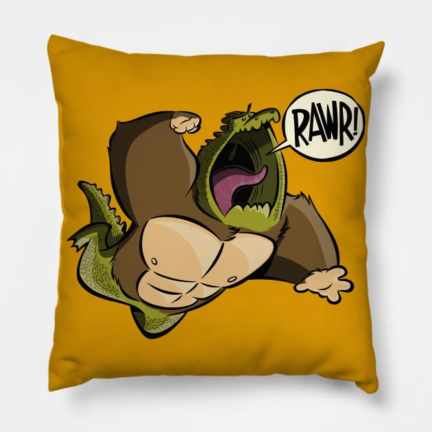 Kongzilla Pillow by westinchurch