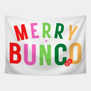 Bunco Christmas Gift Merry Bunco Dice Game Tapestry