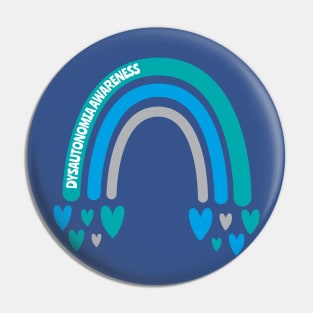 Dysautonomia Awareness Rainbow Pin