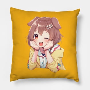 Inugami Korone wink Pillow