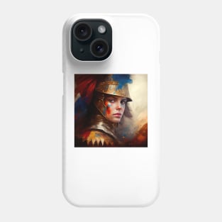 Powerful Medieval Warrior Woman #4 Phone Case