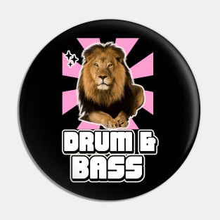 DRUM & BASS  - Chill Lion Pin