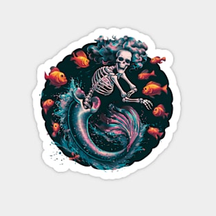 Mermaid Skeleton Magnet