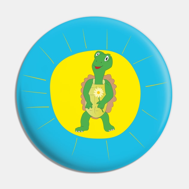 Cute turtle Pin by Alekvik