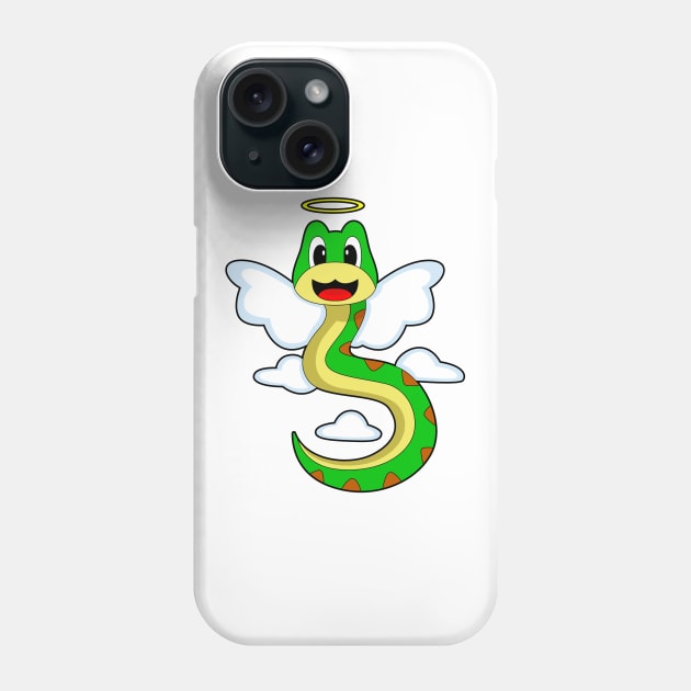 Snake Angel Angel wings Phone Case by Markus Schnabel