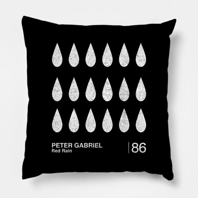 Peter Gabriel / Minimalist Graphic Design Fan Artwork Pillow by saudade