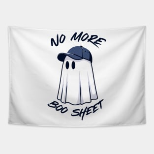 No More Boo Sheet: Hilarious Ghostly Pun Tapestry