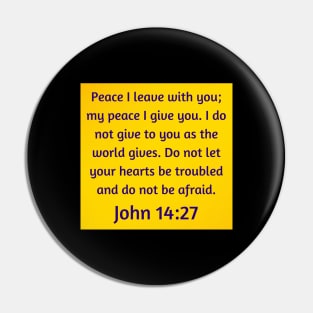 Bible Verse John 14:27 Pin