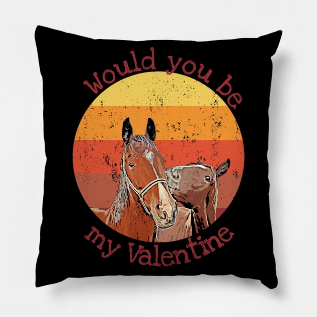 Would You Be My Valentine Pillow by Chiaradesigns21