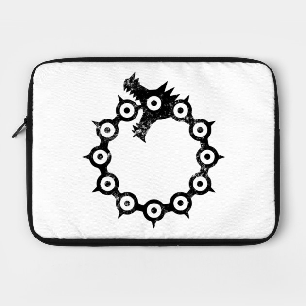 Seven Deadly Sins Dragon Meliodas Laptop Case Teepublic