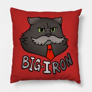 Big Iron Cat Pillow