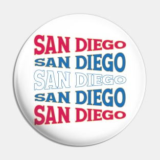 NATIONAL TEXT ART SAN DIEGO Pin