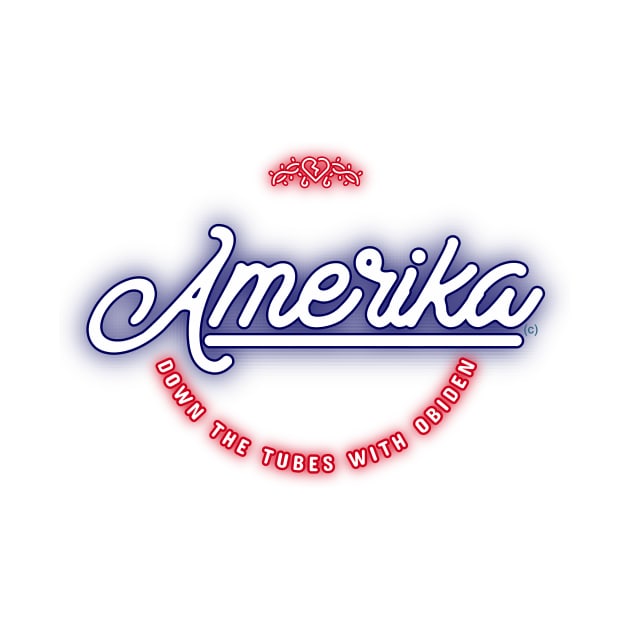 Amerika monogram  - Down the Tubes With Obiden Crest by LeftBrainExpress