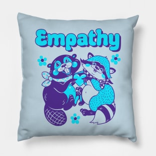 empathy blue/purple Pillow