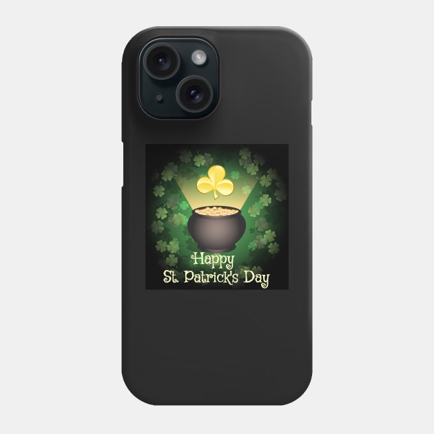Happy Saint Patricks Day Phone Case by devaleta