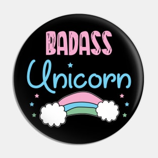 Bad Rainbow Unicorn Pin
