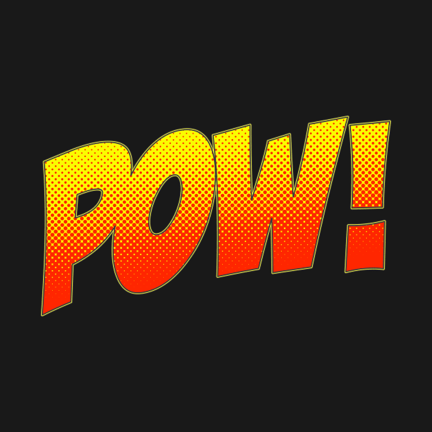 POW! funny fun comic book sound by terrybain