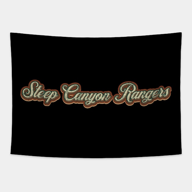 Steep Canyon Rangers Vintage Text Tapestry by Skeletownn