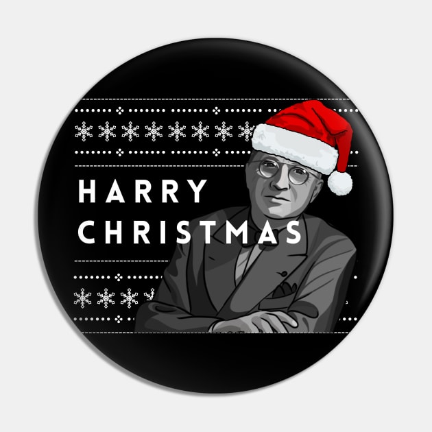 Holiday Sweater: President Truman: "Harry Christmas" Pin by History Tees