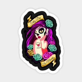 Posada Day of the Dead Outlaw, Dia De Muertas Magnet