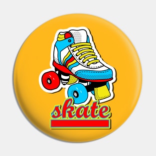 Roller Skate - Retro Design Pin
