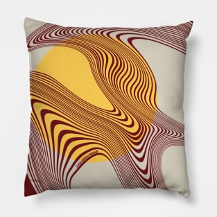 Sun Waves | Artwork by Julia Healy Pillow