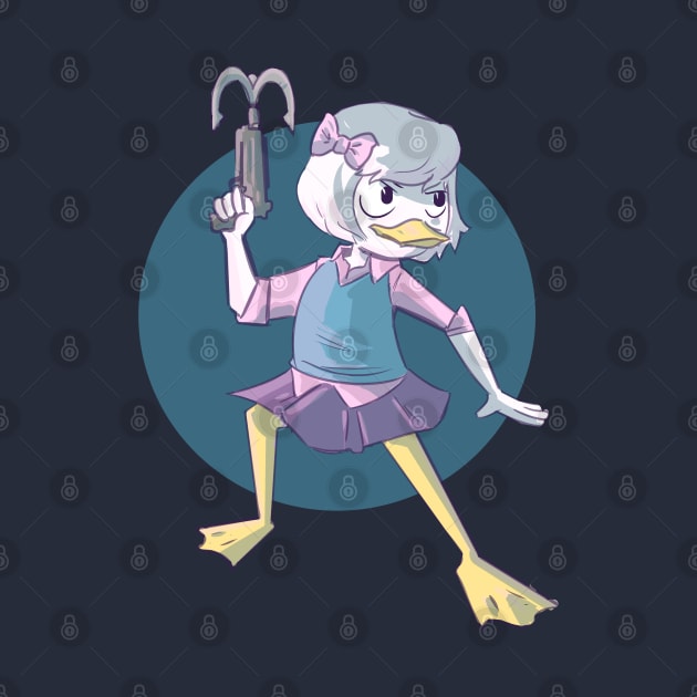 webby vanderquack (ducktales) by inkpocket